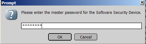 Master passwords